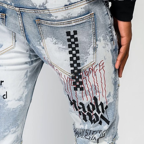 Crysp Montana Scribble Jeans, Light/Pastel Blue. Lightly used. Great condition. - Picture 10 of 11